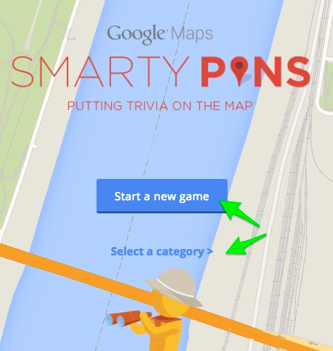 Google lança Smarty Pins, jogo de perguntas usando o Google Maps